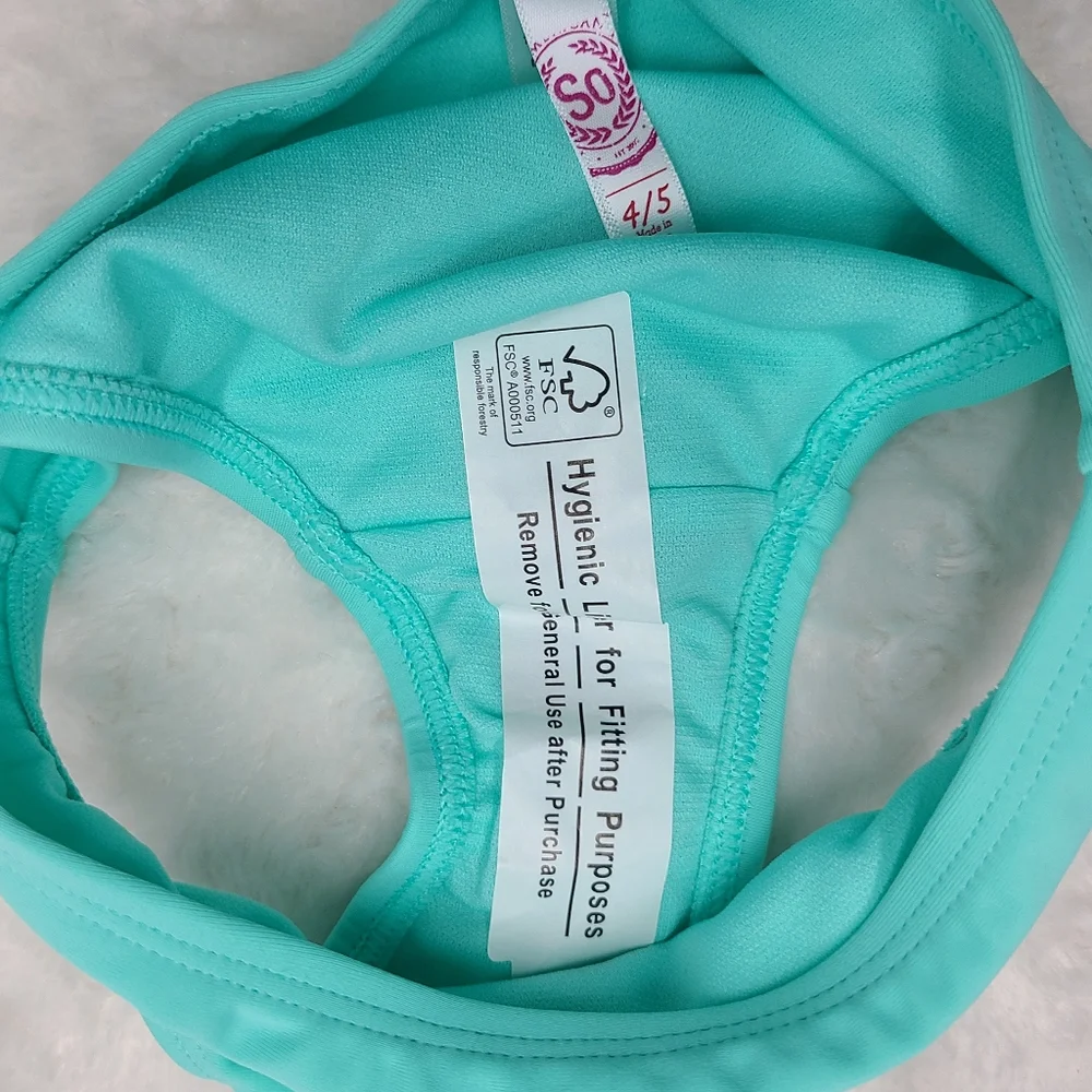 NEW SO girls' tankini crochet swimsuit size 4/5